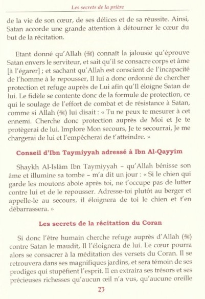 Les Secrets de la Prière - Ibn al Qayyim