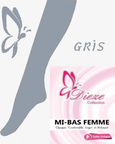 Mi-bas GRIS Dieze Collection