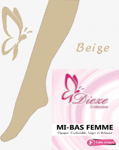 Mi-bas BEIGE Dieze Collection