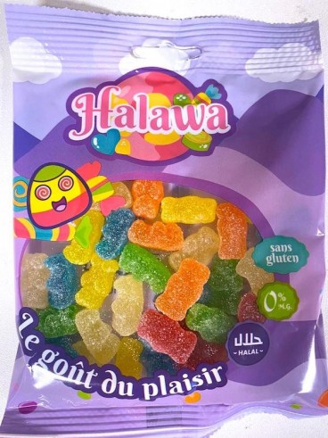 Oursons Sucrés bonbons Halal 100g Halawa