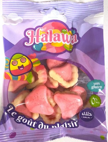 Dentiers Lisses  bonbons Halal 100g Halawa