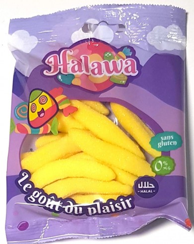 Bananes bonbons Halal 100g Halawa