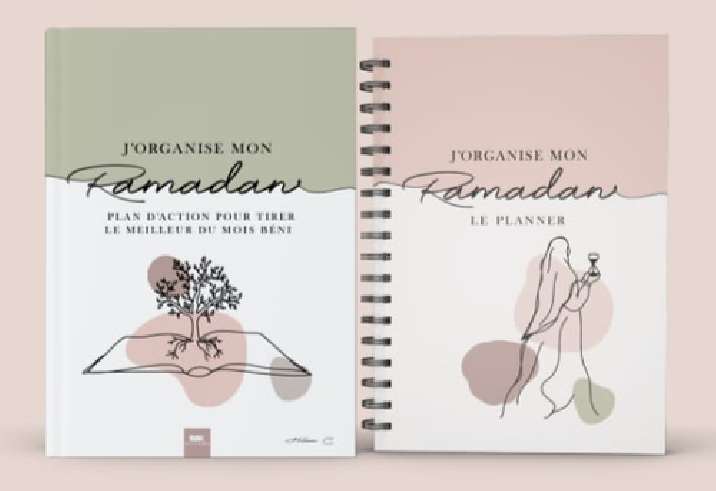 Pack J'organise mon Ramadan : Livre et Planner