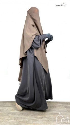 Abaya manches sans poches -...
